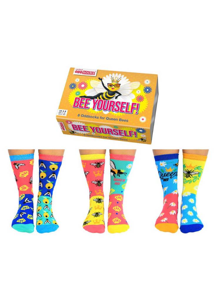 United Odd Socks 6 Women's Socks Bee Yourself