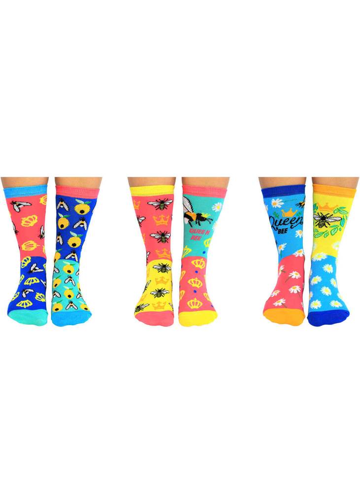 United Odd Socks 6 Women's Socks Bee Yourself