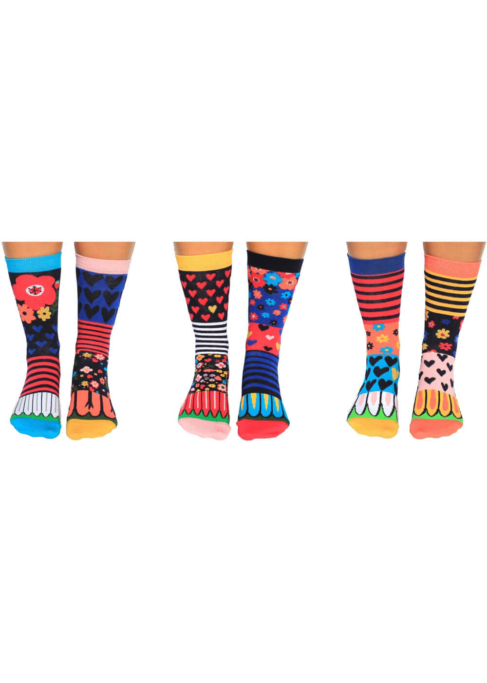 United Odd Socks 6 Women's Socks Flower Box