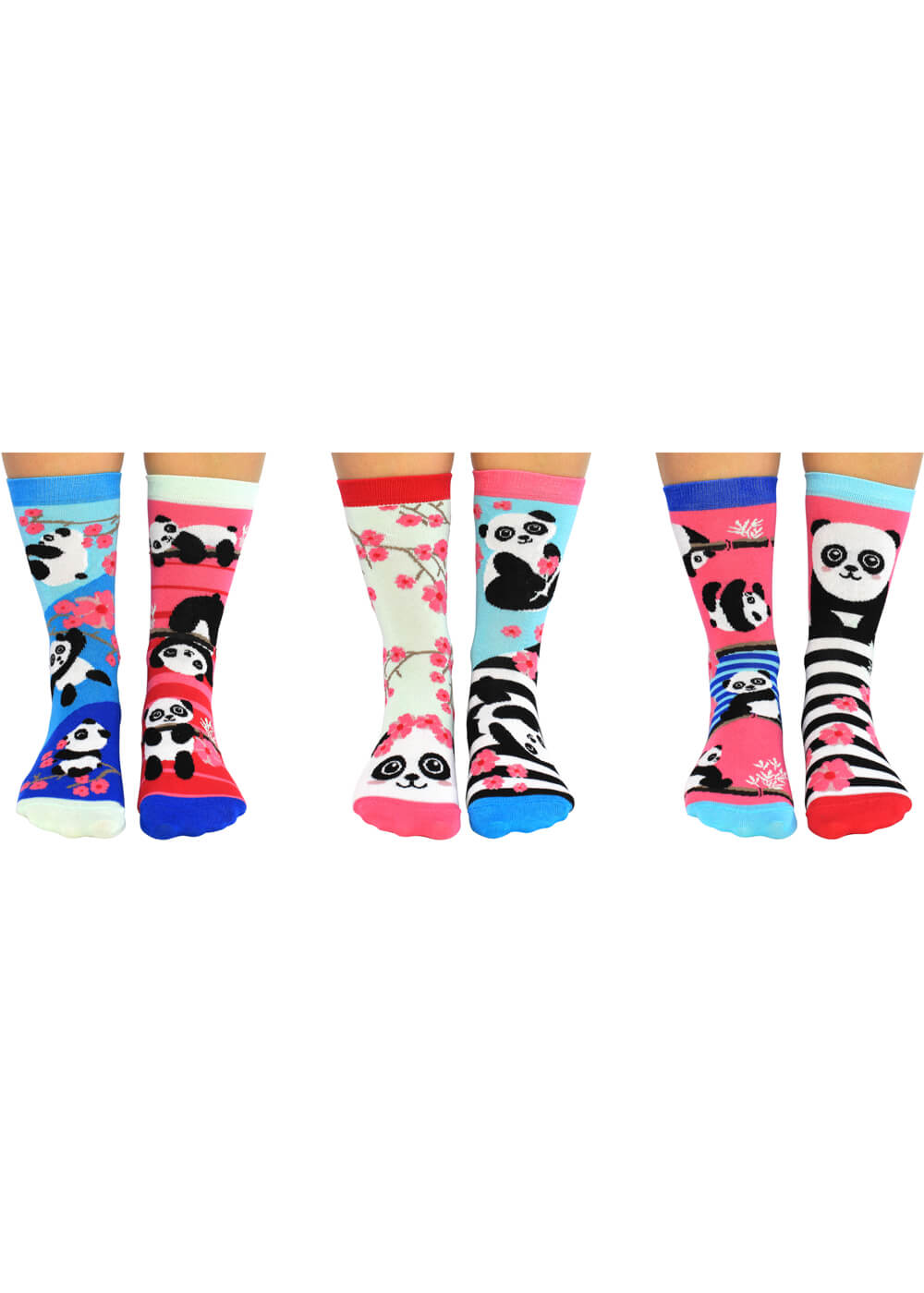 United Odd Socks 6 Women's Socks Panda Bamboozle