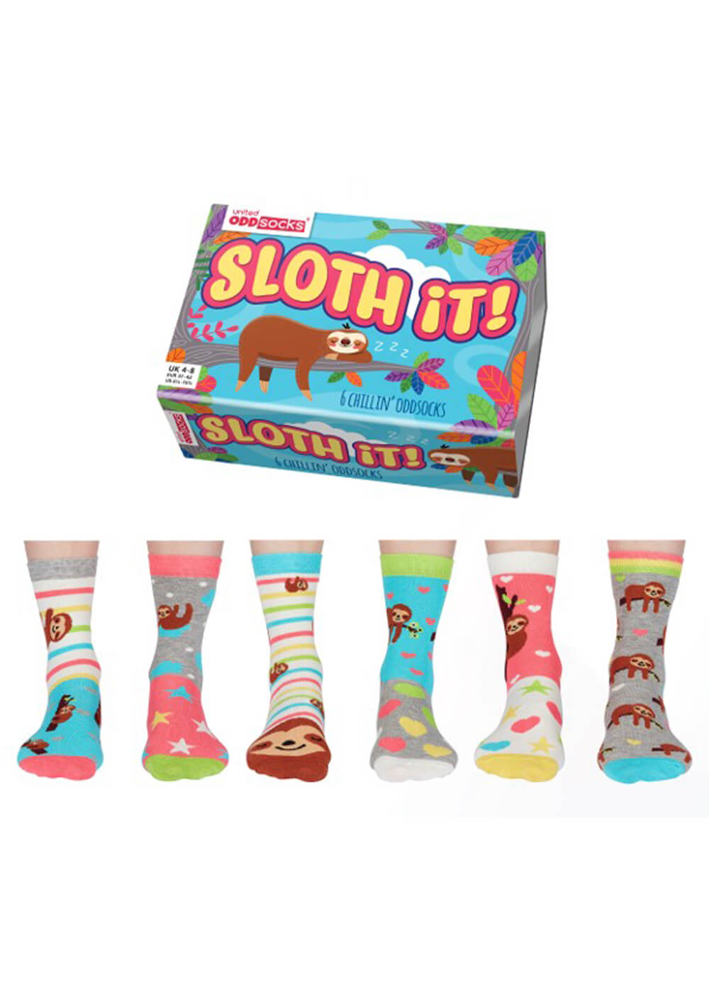 United Odd Socks 6 Women's Socks Sloth