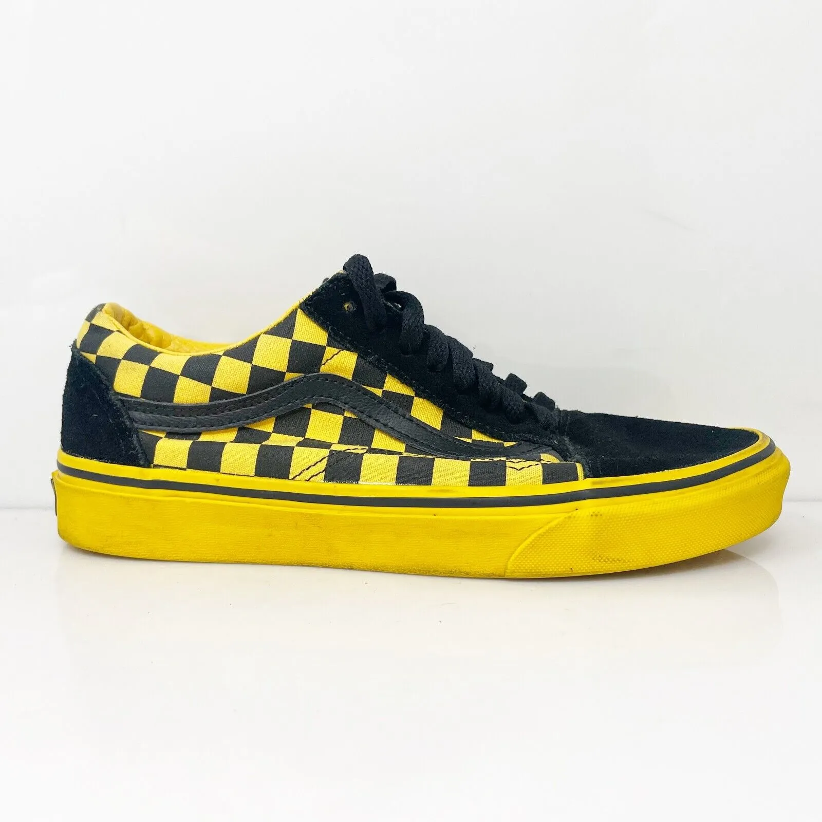 Vans Unisex Off The Wall 721356 Yellow Casual Shoes Sneakers Size M 8 W 9.5