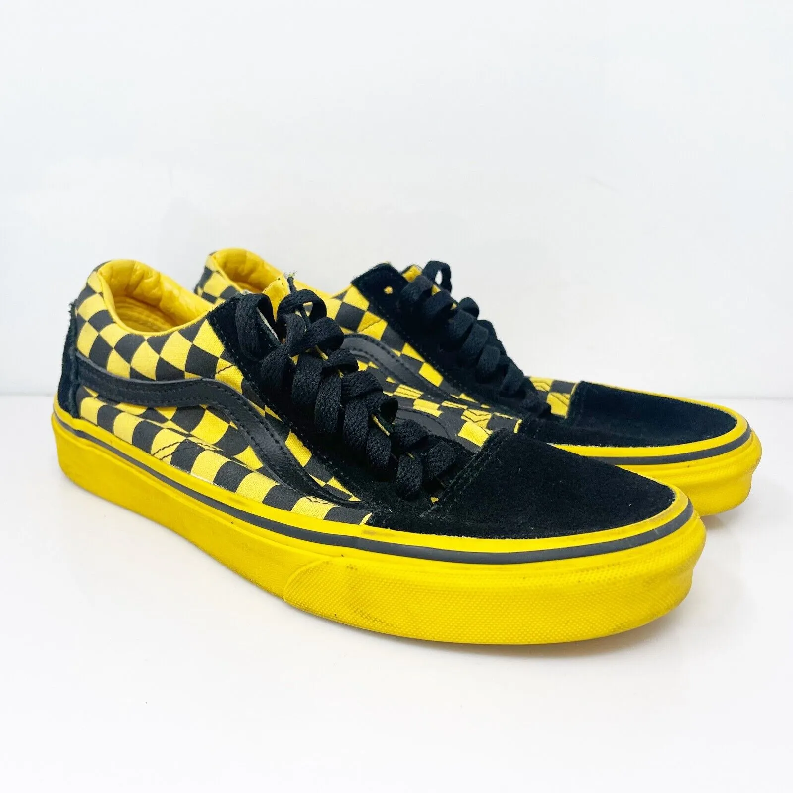 Vans Unisex Off The Wall 721356 Yellow Casual Shoes Sneakers Size M 8 W 9.5