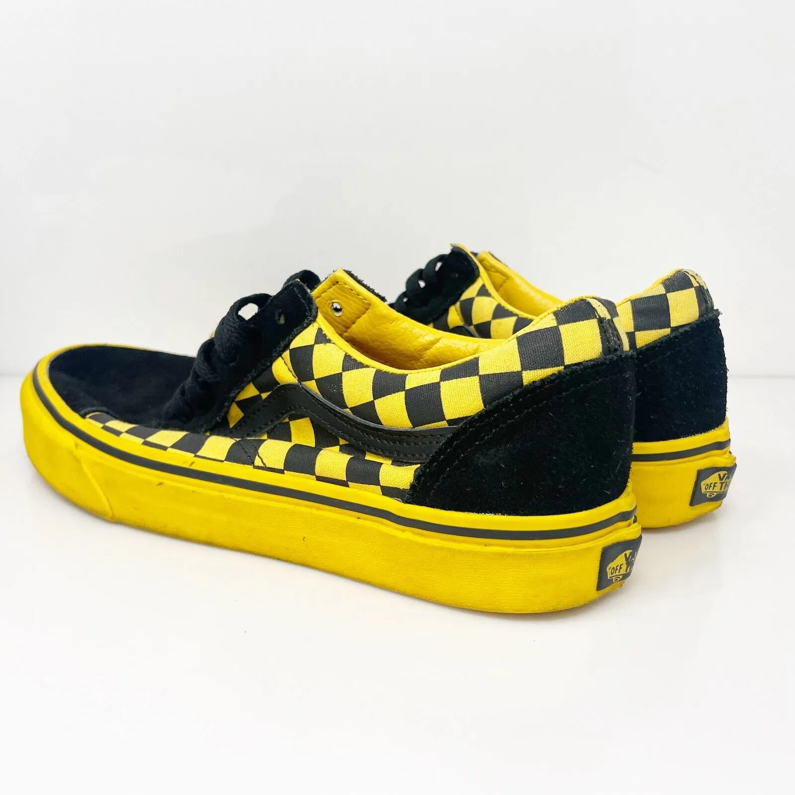 Vans Unisex Off The Wall 721356 Yellow Casual Shoes Sneakers Size M 8 W 9.5