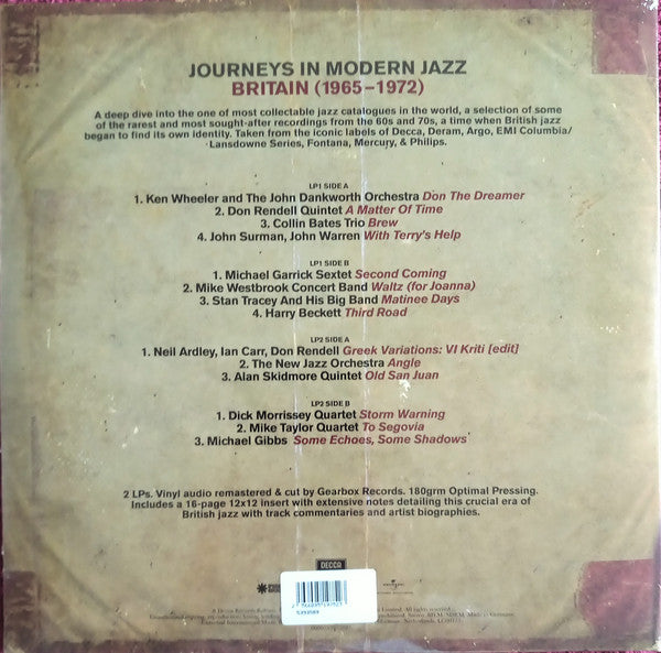 Various ~ Journeys In Modern Jazz: Britain