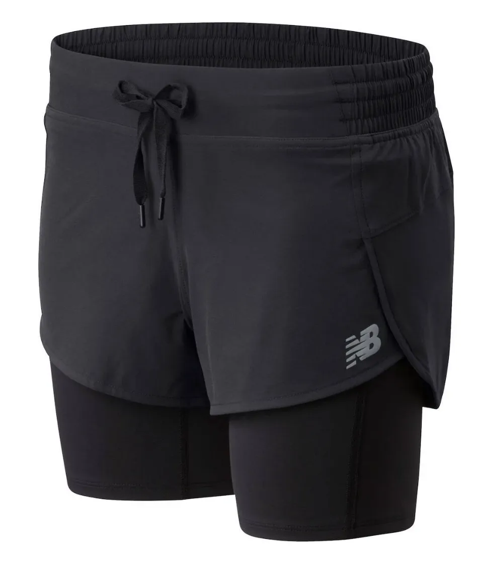 W New Balance Impact Run 2-in-1 Shorts