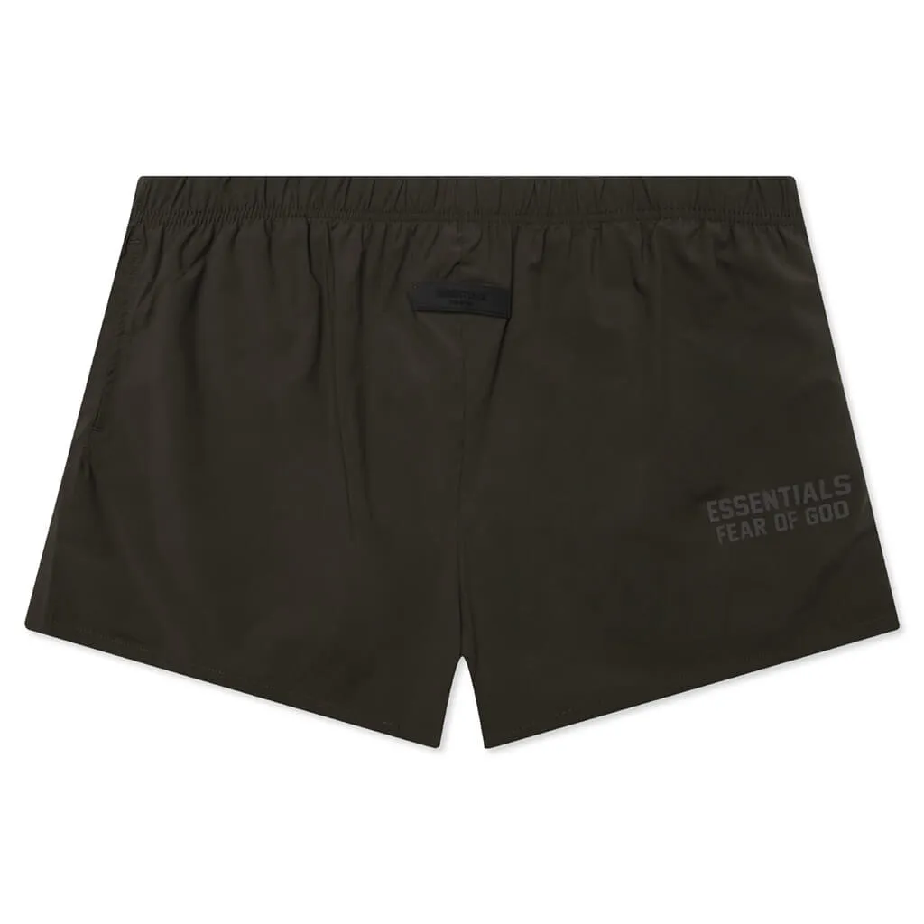 Women's Running Short - Off Black