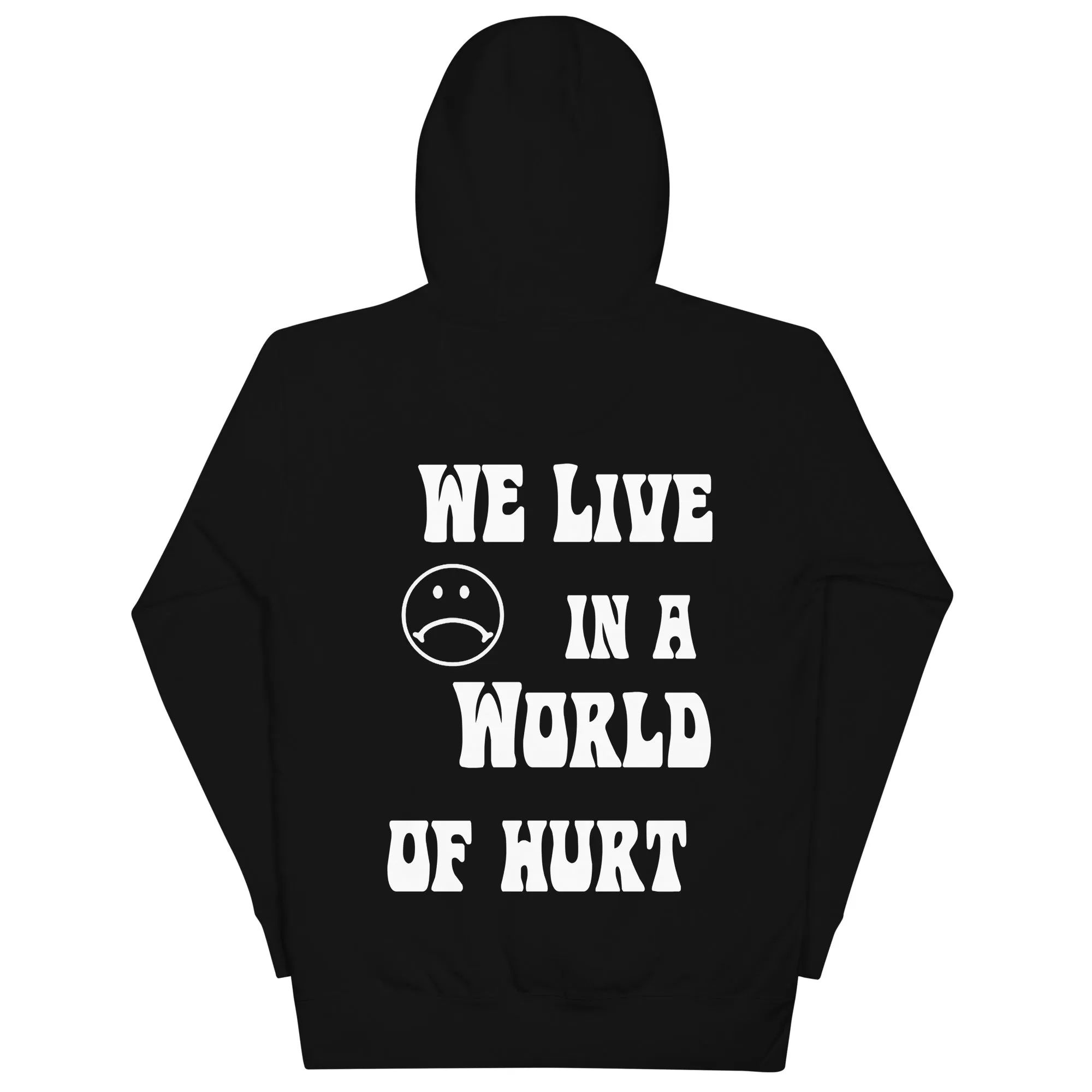 World of Hurt Black Unisex Hoodie